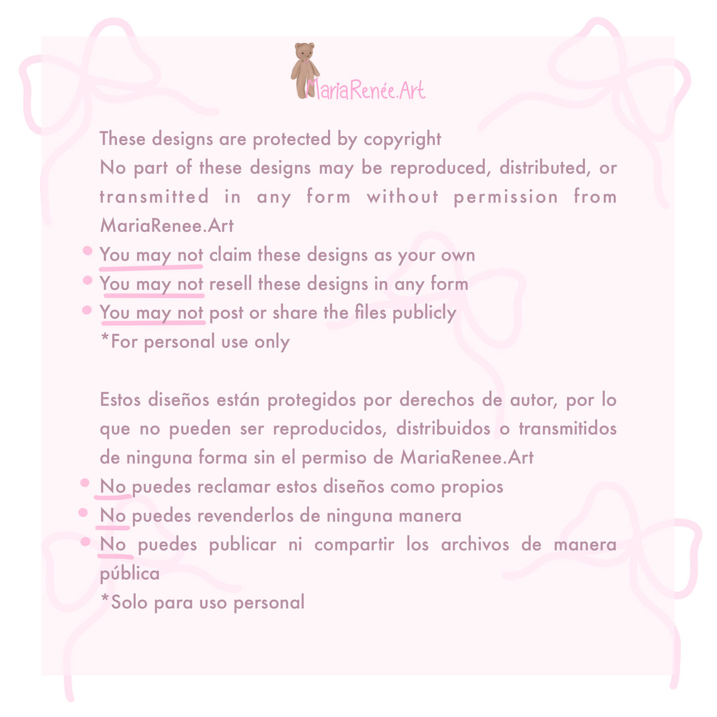 Imprimible - Páginas decoradas