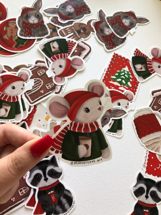 Paquete de stickers Navidad clásica
