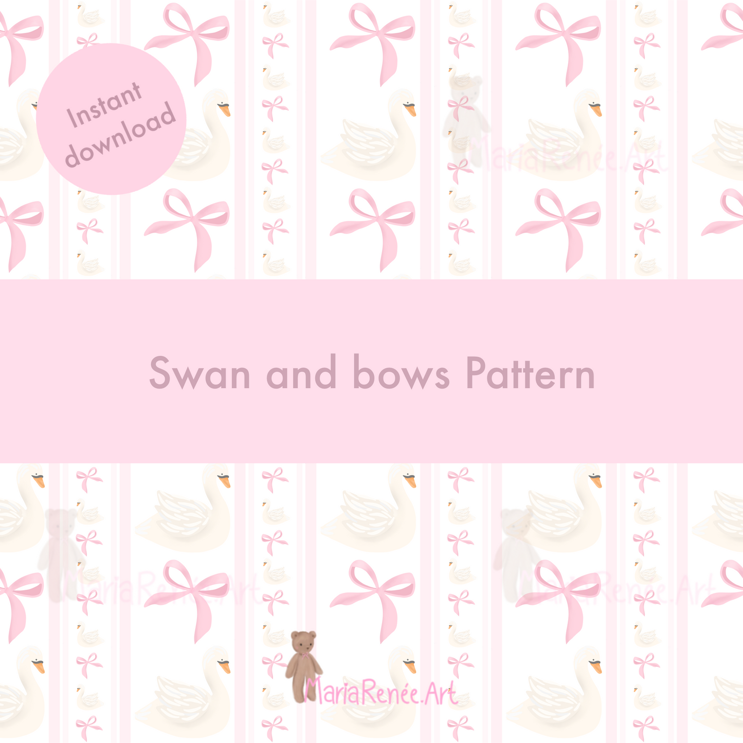 Patrón de cisnes