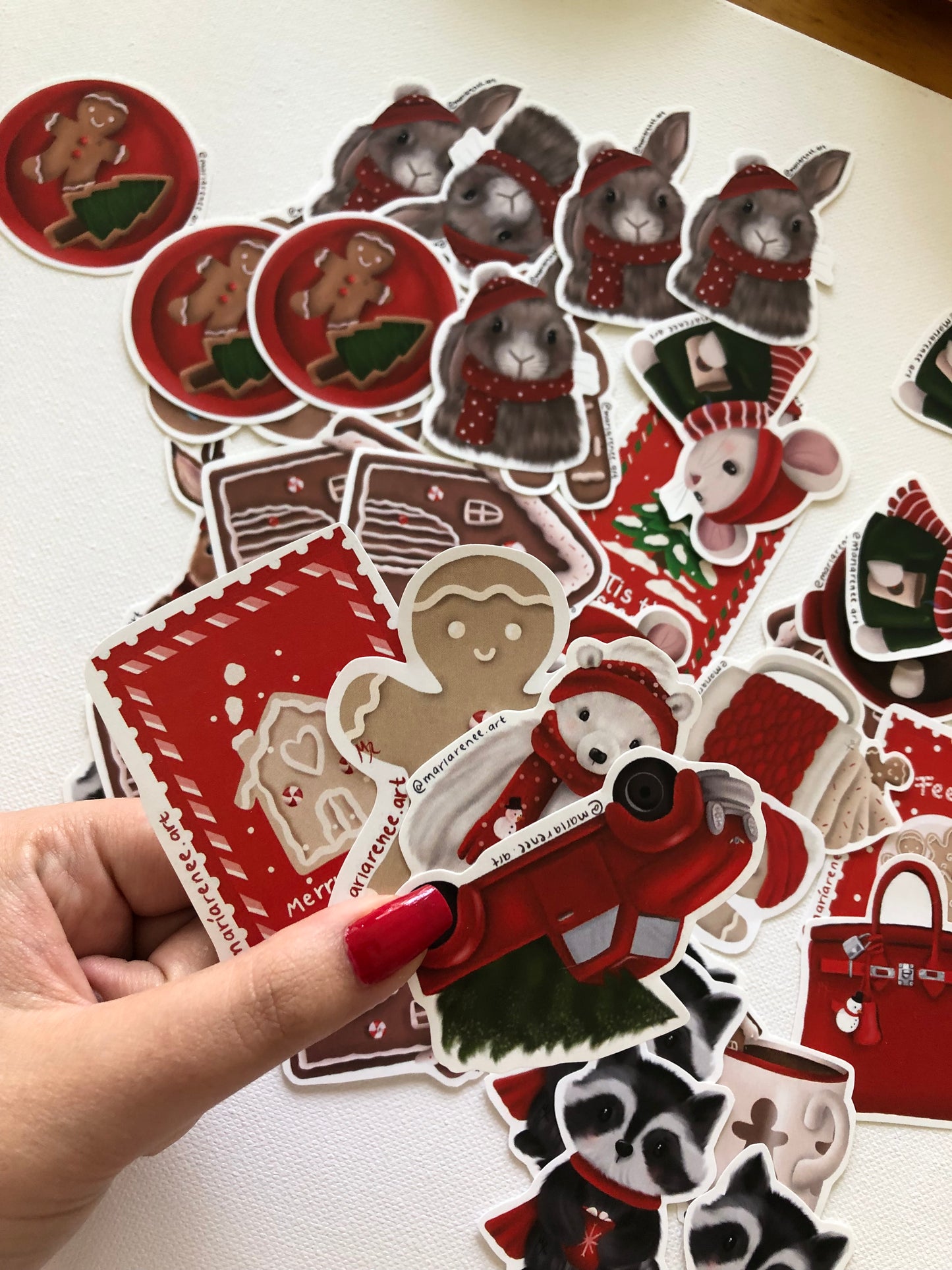Paquete de stickers Navidad clásica