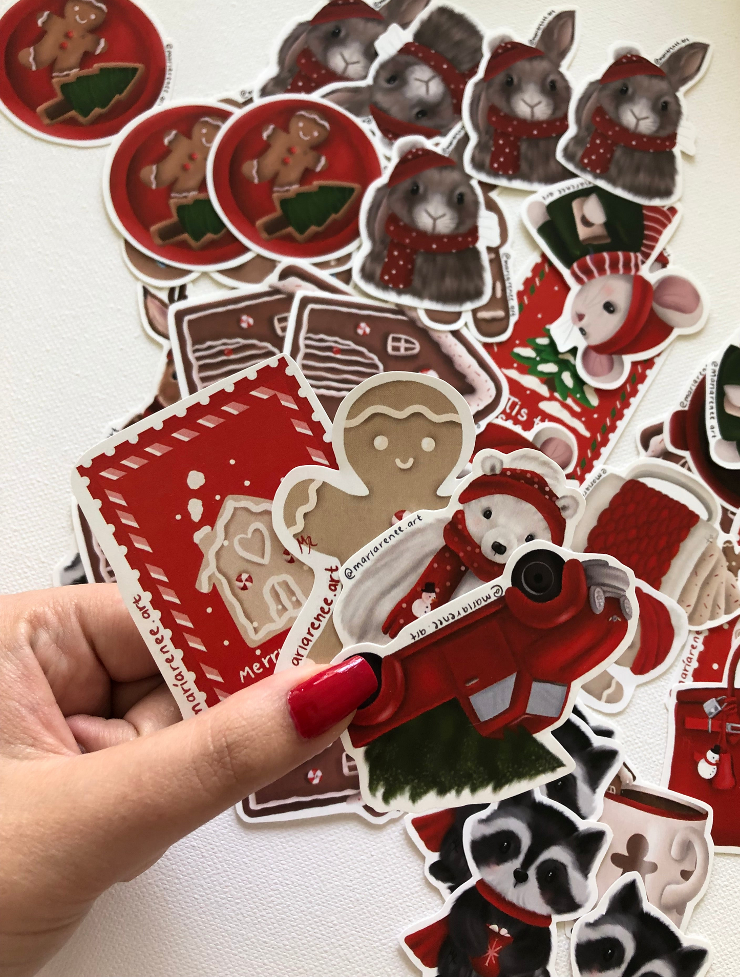 Paquete de stickers Navidad clásica