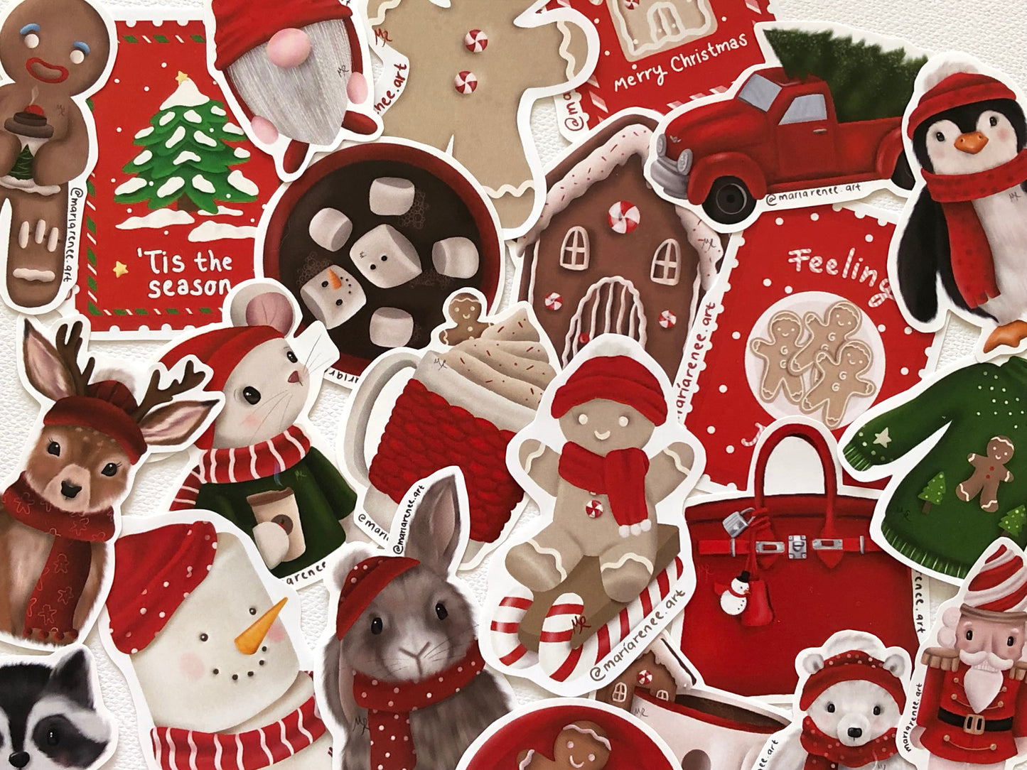 Paquete de stickers Navidad clásica